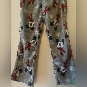 Size 6, Mickey Winter pajama pants, fleece material. Like new.